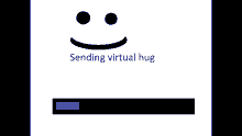 Sending Virtual Hug Smiley Face GIF - Sending Virtual Hug Smiley Face Loading GIFs