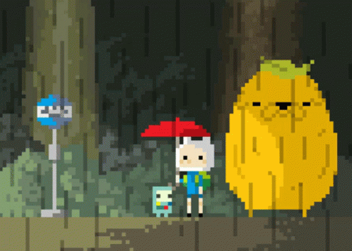 Adventure Time Pixel Art Gif Adventure Time Pixel Art Raining Discover Share Gifs