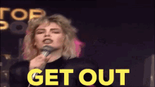 Kim Wilde Get Out GIF - Kim Wilde Get Out Of My Life GIFs