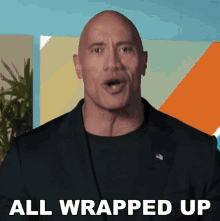 All Wrapped Up Dwayne Johnson GIF - All Wrapped Up Dwayne Johnson The Rock GIFs