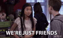 Were Just Friends Rejected GIF - Were Just Friends Rejected Friend Zone GIFs