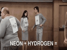 Neon + Hydrogen = No Attraction GIF - Chemistry Science Chemistry Joke GIFs
