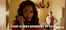 That Is Very Generous Of You Laura Harrier GIF - That Is Very Generous Of You Laura Harrier Camille Washington GIFs