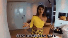 Stay Home Stay Safe Larissa GIF - Stay Home Stay Safe Larissa Stay Indoors GIFs