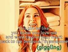 Girl Be Like You Know GIF - Girl Be Like You Know You Love Me GIFs