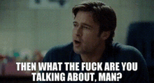 Moneyball Wtf Are You Talking About GIF - Moneyball Wtf Are You Talking About The Hell GIFs