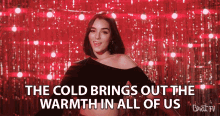 The Cold Brings Out The Warmth In All Of Us Winter GIF - The Cold Brings Out The Warmth In All Of Us Winter Season GIFs