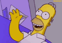 Simpsons Goodbye GIF - Simpsons Goodbye Homer Simpson GIFs