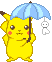 Pokemon Pikachu Sticker - Pokemon Pikachu Umbrella Stickers
