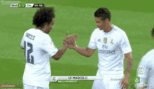 James Rodriguez Marcelo GIF - James Rodriguez Marcelo Real Madrid GIFs