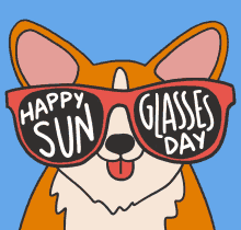sunglasses day happy sunglasses day shades wayfarers corgi sunglasses day happy sunglasses day shades wayfarers corgi