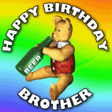 Happy Birthday Brother Brothers Birthday GIF - Happy Birthday Brother Brothers Birthday Funny Brothers Birthday GIFs
