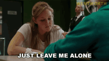 Just Leave Me Alone Sophie Donaldson GIF - Just Leave Me Alone Sophie Donaldson S3e6 GIFs