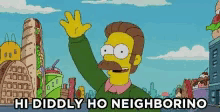 Simpsons Hello Neighbor GIF - Simpsons Hello Neighbor GIFs