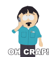 Oh Crap Randy Marsh Sticker - Oh Crap Randy Marsh South Park Stickers