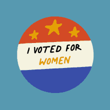 I Voted For Woman Count My Vote GIF - I Voted For Woman Count My Vote Woman Rights GIFs
