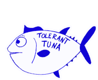 Tolerant Tuna Veefriends Sticker - Tolerant Tuna Veefriends Accepting Stickers