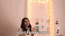 I Love Fairy Lights Ayushi Singh GIF - I Love Fairy Lights Ayushi Singh Creations To Inspire GIFs