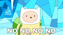 No No No No Finn GIF - No No No No Finn Hora De Aventura GIFs