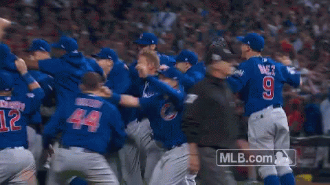 Chicago Cubs GIF - Chicago Cubs Celebrating - Discover & Share GIFs