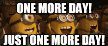 Just One More Day! GIF - Just One Just One More Day One More Day GIFs