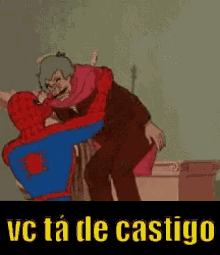 Você Tá De Castigo / Castigando / Homem Aranha GIF - Spider Man Punishment Slap GIFs