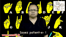 Soyez Patient Lsf Usm67 Sign Language GIF - Soyez Patient Lsf Usm67 Patient Lsf Usm67 Sign Language GIFs