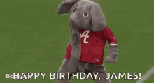 Happy Birthday James Elephant Mascot Gif Happy Birthday James Elephant Mascot Alabama Descubre Comparte Gifs