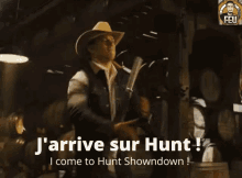 jarrive sur hunt hunt hunt showdown feu game
