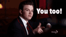 You Too GIF - Glee Chris Colfer Kurt Hummel GIFs