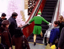 elf escalator split will ferrell