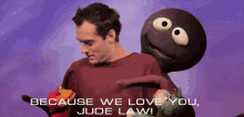 Jude Law We Love You GIF - Jude Law We Love You Hug GIFs