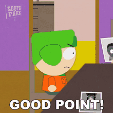 Good Point Kyle Broflovski GIF - Good Point Kyle Broflovski South Park GIFs