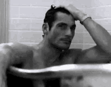 Bath Time David Gandy GIF - Bath Time David Gandy Handsome GIFs