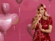 Breaking My Heart Ballon Pop GIF - Breaking My Heart Ballon Pop Pink GIFs