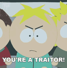 Youre A Traitor Butters GIF - Youre A Traitor Butters South Park GIFs