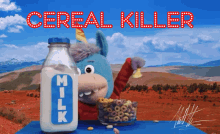 Cereal Killer Breakfast GIF - Cereal Killer Breakfast Stab GIFs