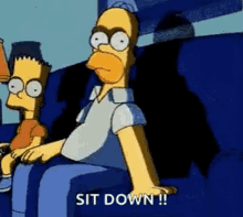 Sit Here Homer GIF - Sit Here Homer Simpsons GIFs