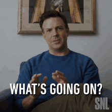 Whats Going On Jason Sudeikis GIF - Whats Going On Jason Sudeikis Saturday Night Live GIFs