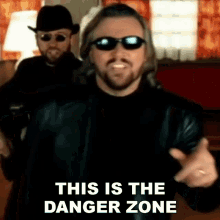 This Is The Danger Zone Maurice Gibb GIF - This Is The Danger Zone Maurice Gibb Barry Gibb GIFs