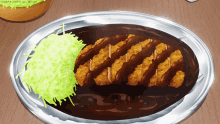 Elyswisnoto Chicken Katsu GIF - Elyswisnoto Chicken Katsu Anime Food GIFs