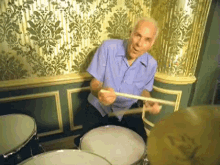Drumming Drums GIF - Drumming Drums Old Man GIFs