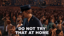 Do Not Try That At Home Conductor GIF - Do Not Try That At Home Conductor The Polar Express GIFs