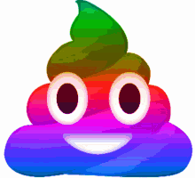 rainbow shit lgbt poop rainbow poop gay poop lgbt trash