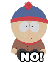 No Stan Marsh Sticker - No Stan Marsh South Park Stickers