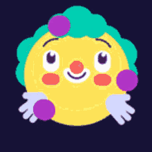 emoji clown