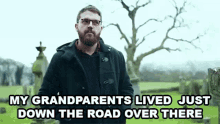 My Grandparents Lived Just Down The Road Over There They Just Lived Down The Road GIF - My Grandparents Lived Just Down The Road Over There They Just Lived Down The Road Down The Road GIFs