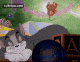 Me Wantedly Disturbing My Friends On Christmas Night.Gif GIF - Me Wantedly Disturbing My Friends On Christmas Night Tom And Jerry Sleeping GIFs