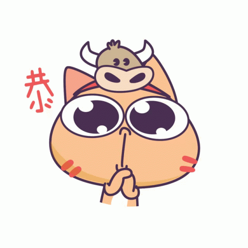 Gong Xi Fa Cai Miao Sticker - Gong Xi Fa Cai Miao Bull - Discover