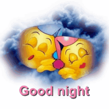 good night bedtime couple sleeping sweet dreams